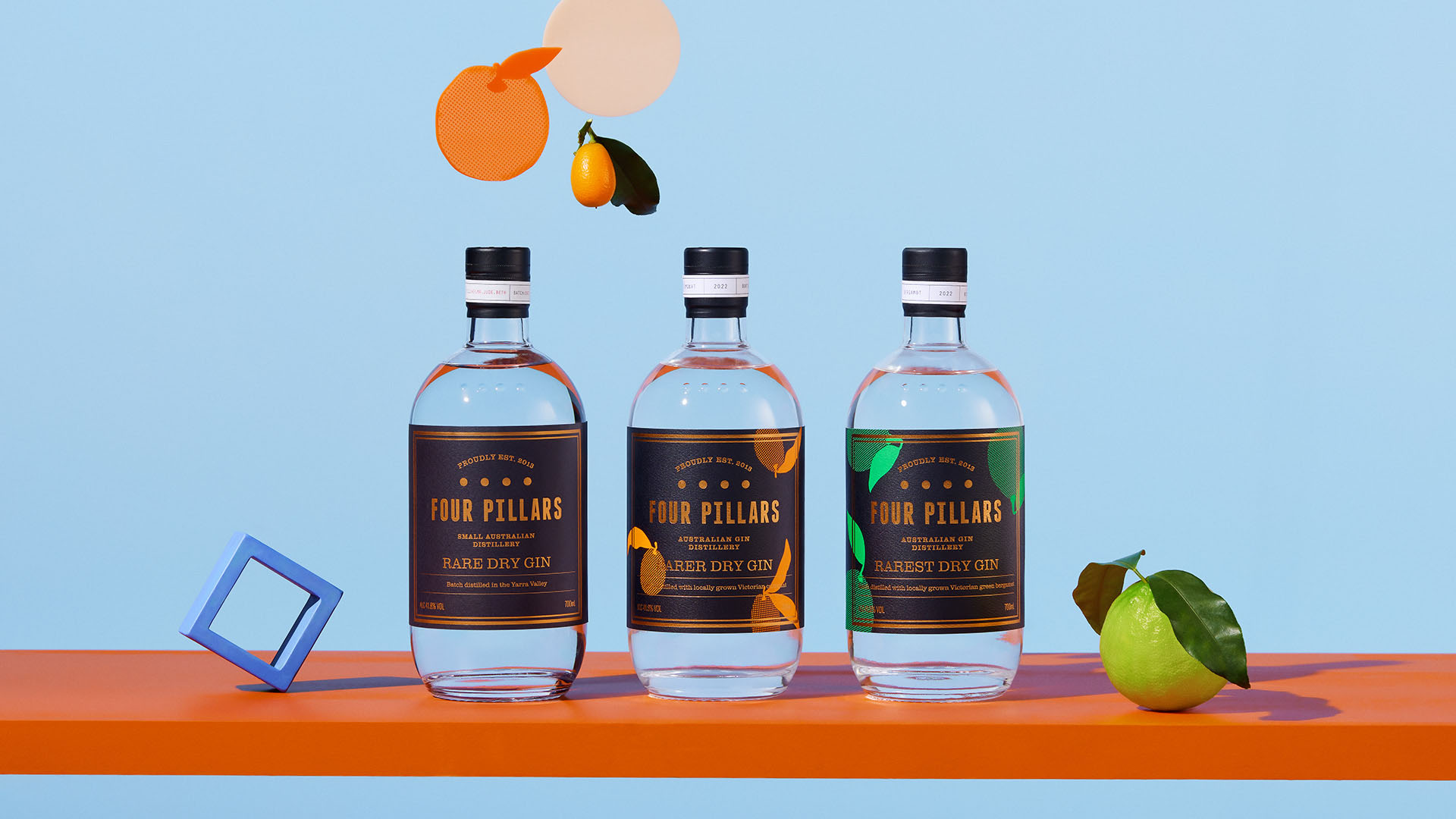 Four Pillars Releases Rare, Rarer, and Rarest Gins