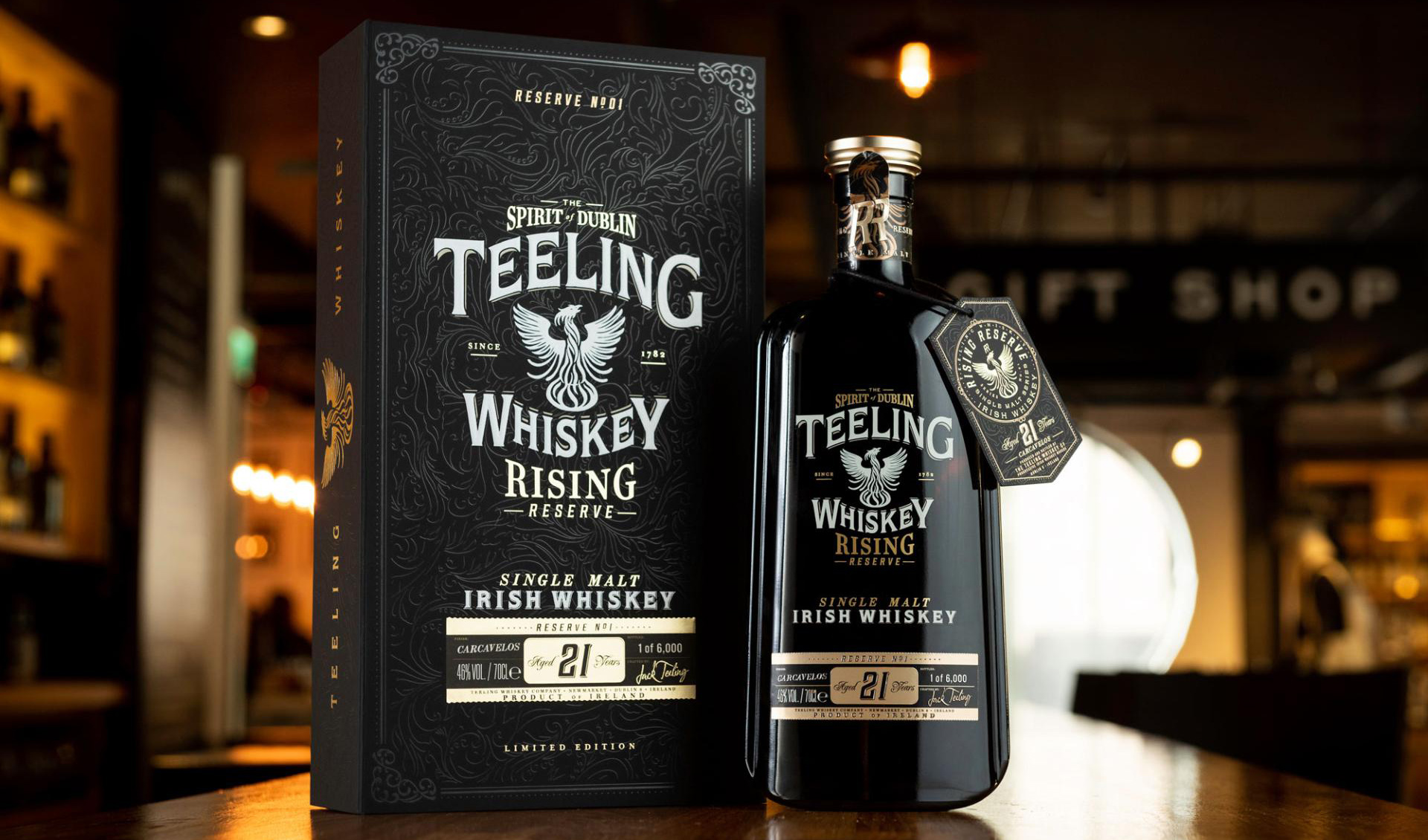 Teeling Rising Reserve 21 Year Old Single Malt Irish Whiskey